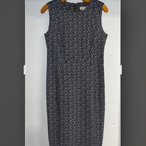 Calvin Klein Dress, Work Attire Black/Grey